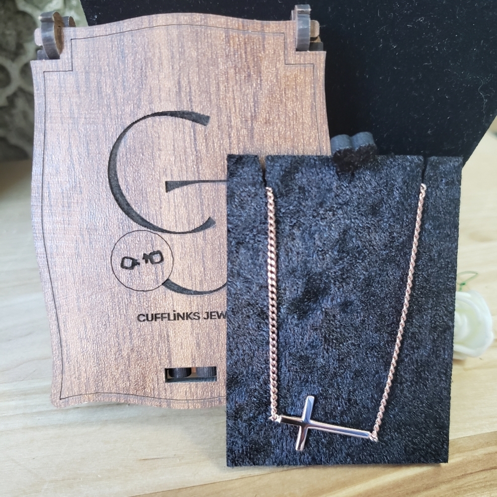 Cross Anklet / Bracelet Rose Gold